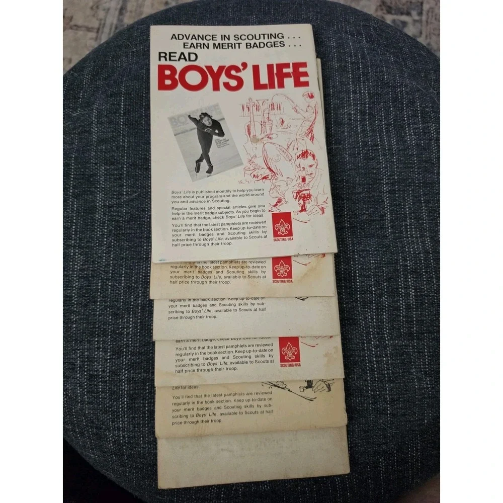 Vintage‎ Lot Of 6 Boy Scout Merit Badge Handbooks BSA Scouting